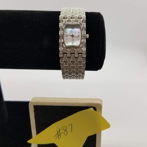 Vintage Suzanne Somers Crystal Embellished Quartz Watch